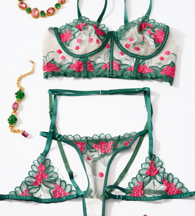 Vert et rose
